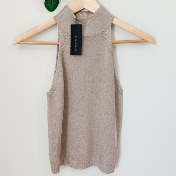 BNWT Rose Gold Top from Dynamite - Picture 2 of 4